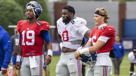Takeaways from Giants’ first depth chart — starting with QB competition