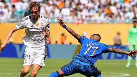 Huijsen y su debut más 'chill' en el Madrid