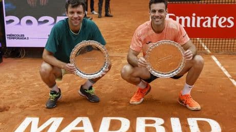 Granollers reconquista el Mutua Madrid Open junto al argentino Zeballos