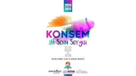 KONSEM kursiyerlerinden yıl sonu sergisi