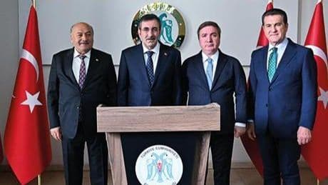 Cumhurbaşkanı Yardımcısı Cevdet Yılmaz, Erzincan'da ziyaretlerde bulundu