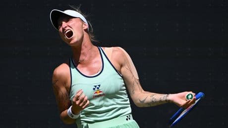 Bei fast 40 Grad - Tattoo-Königin gewinnt  Berlin Tennis Open