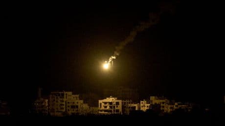 The Latest: Palestinians report heavy strikes as Israeli defense minister says 'Gaza is burning'