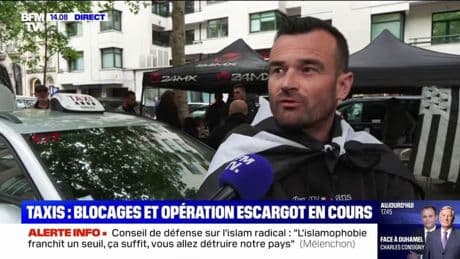 "On a installé un campement": ce chauffeur de taxi breton est à Paris pour manifester contre la réforme de la tarification du transport sanitaire