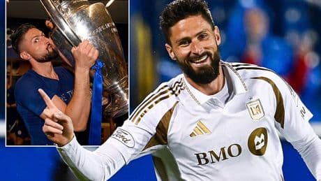 Olivier Giroud seeks reunion with former club Chelsea at Club World Cup as 38-year-old attempts to fire LAFC to a spot in the revamped tournament via the last-minute playoffs