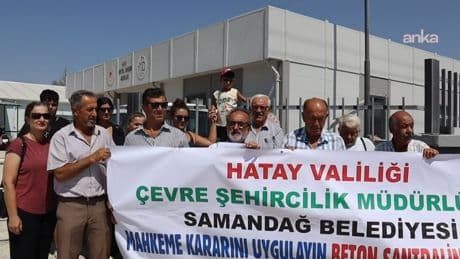 Samandağ’da beton santrali karara rağmen kapatılmadı: "Artık zehirlenmek istemiyoruz"