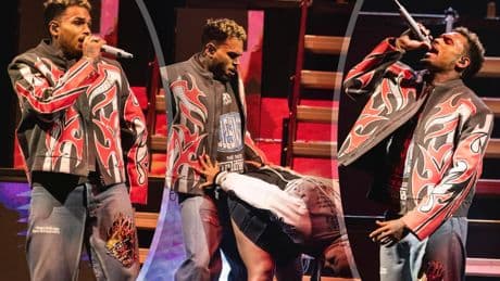 Omstreden womanizer Chris Brown (36) slooft zich uit in Arena voor tienduizenden joelende fans