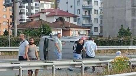 Bayram dönüşü Rize'de feci kaza! 2 kişi öldü, 3 kişi yaralandı
