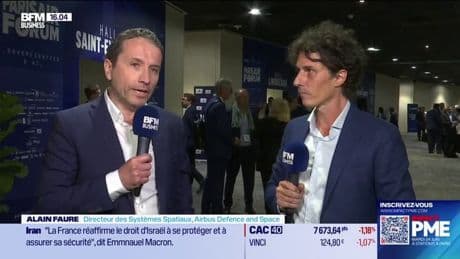 Industrie spatiale en Europe: "On souffre d'un manque de budget si on se compare aux Etats-Unis", déclare Alain Fauré, directeur des systèmes spatiaux chez Airbus Defence and Space