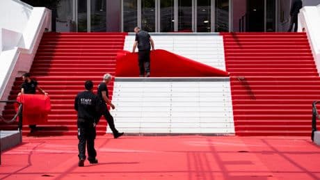 À vendre : le tapis rouge du festival de Cannes pour 1 euro le kilo