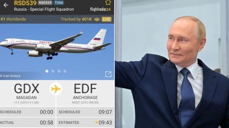 Putin atterrato in Alaska: il paradosso del volo di stato russo seguito da migliaia di utenti su FlightRadar (ma senza Zar a bordo)