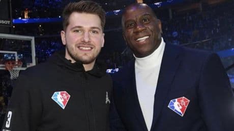 Magic Johnson dicta sentencia sobre el cambio físico de Luka Doncic: "Me encanta cómo se lo está tomando en serio"