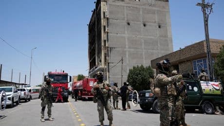 A fire at a mall in eastern Iraq kills more than 60 people