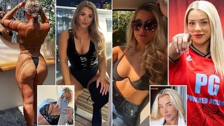 Female footballer who quit the game to join OnlyFans after being caught inhaling balloons - and banked more than £500k from raunchy platform - is back in the game