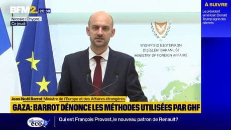 Crise à Gaza: le ministre Jean-Noël Barrot qualifie de "très insuffisantes" les mesures prises par Israël