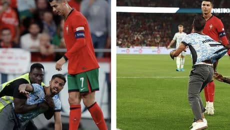 'Stupid' Pitch invader who tried to get selfie with Cristiano Ronaldo appears in dock at Glasgow court