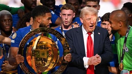 Chelsea: Cole Palmer 'confused' as Donald Trump remains on stage during Club World Cup trophy lift
