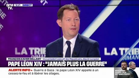 Appel à la paix du pape Léon XIV : "C'est le message que le monde a besoin d'entendre aujourd'hui", réagit François-Xavier Bellamy