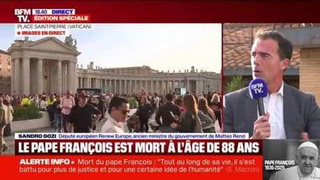 Mort du pape François: "C'est un pape qui a voulu être global", estime Sandro Gozi, député européen Renew Europe