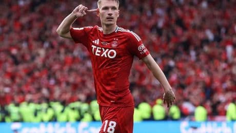 Ante Palaversa in X-rated Aberdeen celebration as BBC forced to abandon interview