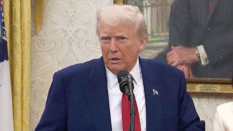 Gereizte Reaktion: Trump blafft Reporterin an: "Das ist eine scheußliche Frage!"