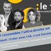 REPLAY. Le Talk - A quoi ressemble l'ultra-droite en France ? Vivatech : créer avec une IA, c'est forcément du vol ?