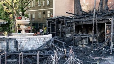 Berlin: Großes Feuer an bekanntem Technoklub »Wilde Renate«