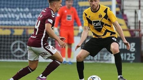 Hearts 4, Dumbarton 0: Sons boss confident of side's progress despite defeat