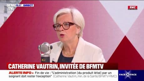 Projet de loi sur la fin de vie: "Aucun soignant ne sera obligé de pratiquer l'acte létal", assure Catherine Vautrin