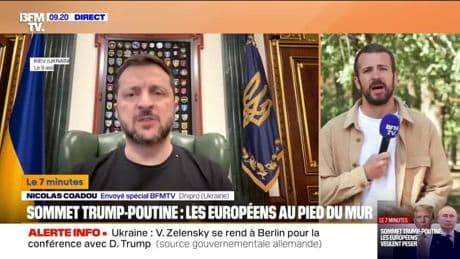 7 MINUTES POUR COMPRENDRE - Une réunion virtuelle entre les Européens et Donald Trump pour essayer de peser sur la rencontre entre le président américain et Vladimir Poutine en  Alaska