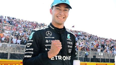 George Russell mocks Max Verstappen after beating F1 rival to Canadian GP pole