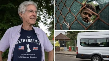 ﻿The Home Office asylum site dividing a historic English village
