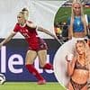 'World's sexiest footballer' is on the losing team as Swiss women are beaten 7-1 by 14-YEAR-OLD boys ahead of Euros
