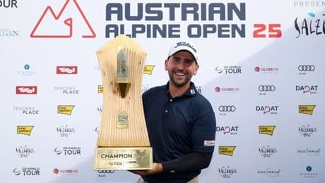 New DP World Tour winner 'lost for words' as he's finally flying high after pilot plans grounded
