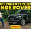 WATCH: New Range Rover EV prototype on test