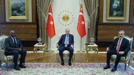 Cumhurbaşkanı Erdoğan, İngiltere Dışişleri Bakanı Lammy ile görüştü