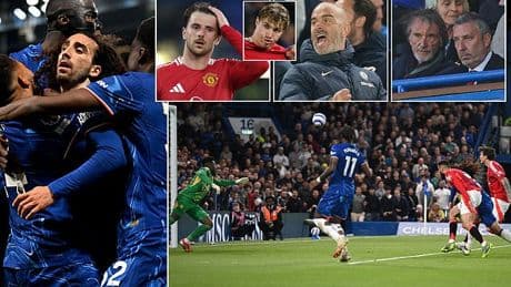 Chelsea 1-0 Manchester United: Marc Cucurella secures crucial win for Blues in race for Champions League - as Red Devils suffer 18th defeat of the season