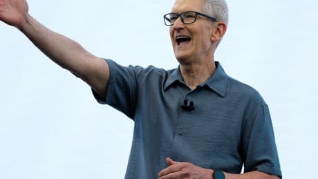 Tim Cook says Apple is ‘open to’ AI acquisitions
