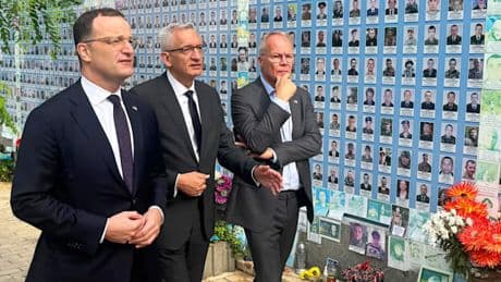 Spahn und Miersch überraschend in der Ukraine eingetroffen