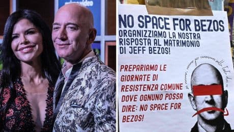 Bezos-Sanchez, il matrimonio a Venezia cambia dopo le proteste: nuova location, niente più yacht in laguna e più sobrietà