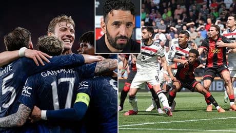 Ruben Amorim insists Man United must play for 'pride' with boss expected to ring the changes for Brentford clash ahead of Europa League showdown