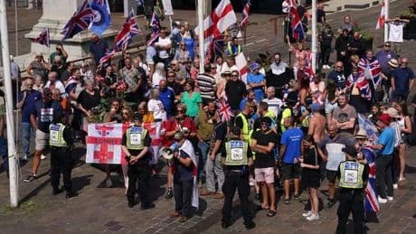 Migrant hotel protests LIVE: Counter demonstrations face off as tensions soar