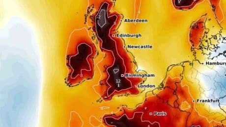 Met Office predicts hottest day of year as 35C heatwave maps turn deep red