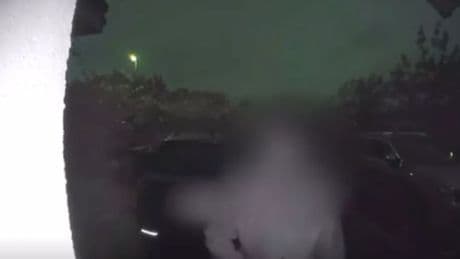 Scots family left 'shaken' as doorbell camera captures man creeping around home