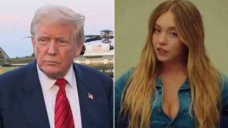 La reacción de Trump al enterarse de que Sydney Sweeney es republicana