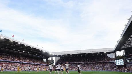 England fans aim expletive-ridden chant at Keir Starmer with supporters spotted selling 'stop the boats' flags ahead of World Cup qualifier at Villa Park