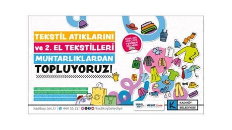 Kadıköy Belediyesi tekstil atıkları muhtarlıklardan topluyor