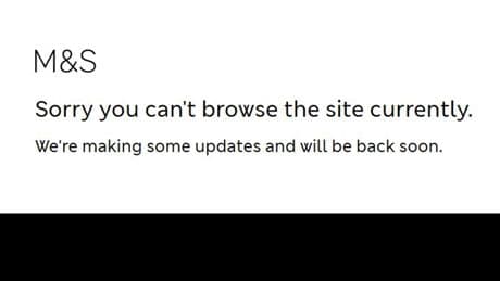 M&S website goes down - hours after financial impact of ransomware attack revealed