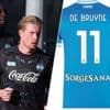 Speculaties kunnen stoppen: geen iconisch rugnummer ‘10’ voor Kevin De Bruyne bij Napoli, die wel nummer van Romelu Lukaku overneemt