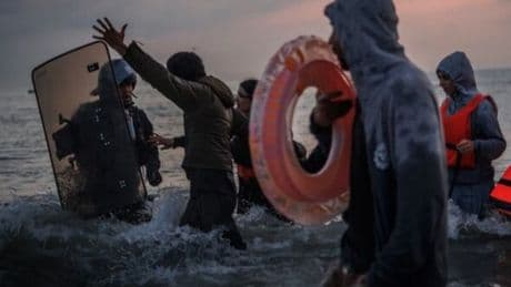 French police finally enter water in bid to stop Channel migrant crossings